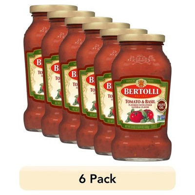 Pasta Sauce with Tomato and Basil Spaghetti Tomato Sauce 24 oz 6 Pack
