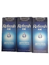 3X- Refresh P.M. Lubricant Eye Ointment Night...