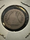 1891 S Seated Liberty Quarter Dollar * GOOD