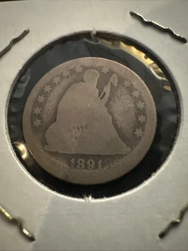 1891 S Seated Liberty Quarter Dollar * GOOD