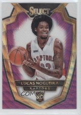 2014-15 Panini Select Premier Level Purple & White Prizm Lucas Nogueira #191 0a1
