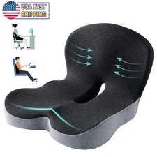 Memory Foam L-Shaped Seat Cushion,Ergonomic Seat Cushion with Lumbar Support
