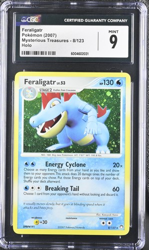 Feraligatr graded CGC 9 for sale on eBay