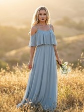 XS Show Me Your MuMu Caitlin Ruffle Maxi Dress