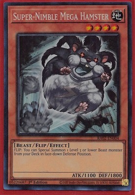 Super-Nimble Mega Hamster (PCR) Prismatic Collector's Rare 25th Anniversary Rari