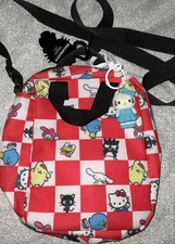 Hello Kitty Friends 8" Adjustable Nylon Bag by Fast Forward New York 2 Clips