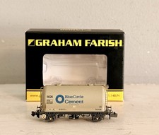 Graham Farish 377-925A N Gauge PCA Metalair Wagon Blue Circle Cement Weathered