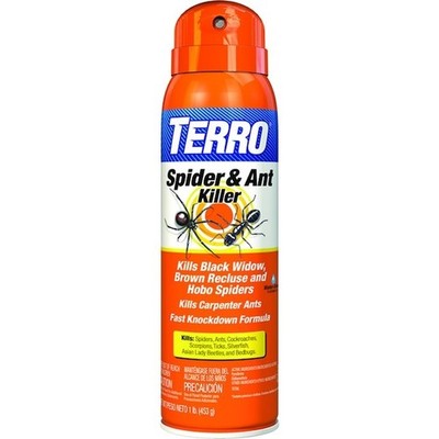 TERRO T2302-6 Spider Killer Aerosol Spray - 16oz