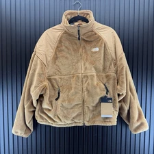 The North Face Versa Size Medium Womens Almond Butter Brown Velour Jacket