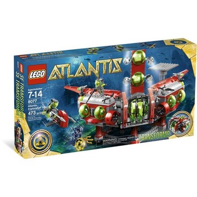 LEGO 8077 Deep Sea Rescue Team Base Atlantis Exploration HQ [New