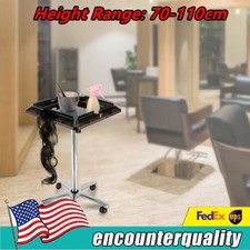 Salon Hair Extension Tool Tray Rolling Cart, Hairdressing Storage Cart Trolley