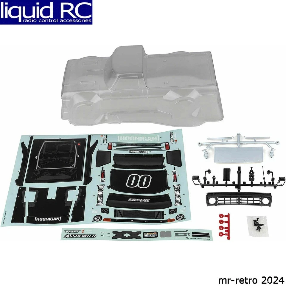 Team Associated 21589 Reflex 14R Hoonitruck Body Set, Clear - Image 3 of 3