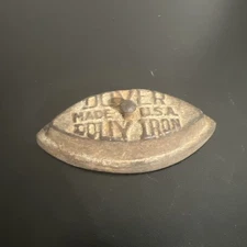 VINTAGE TOY DOVER DOLLY IRON - Child Size 3 1/2” Made In U.S.A. D