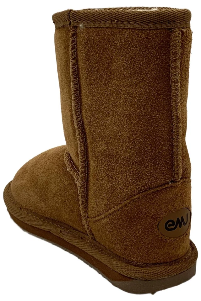EMU Australia Niño Pequeño Unisex Wallaby Clásico Lo Bota Castaño Foto 3 de 3