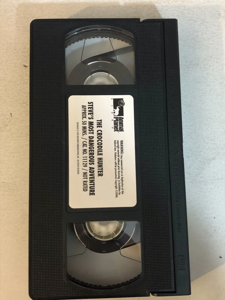 Crocodile Hunter VHS Tape Steve Irwin Steve's Most Dangerous Adventure - Image 3 of 3