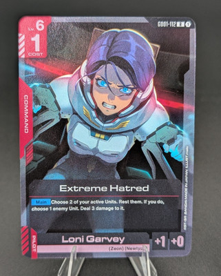 Gundam GD01-112 (R) Extreme Hatred - Newtype Rising (GD01)