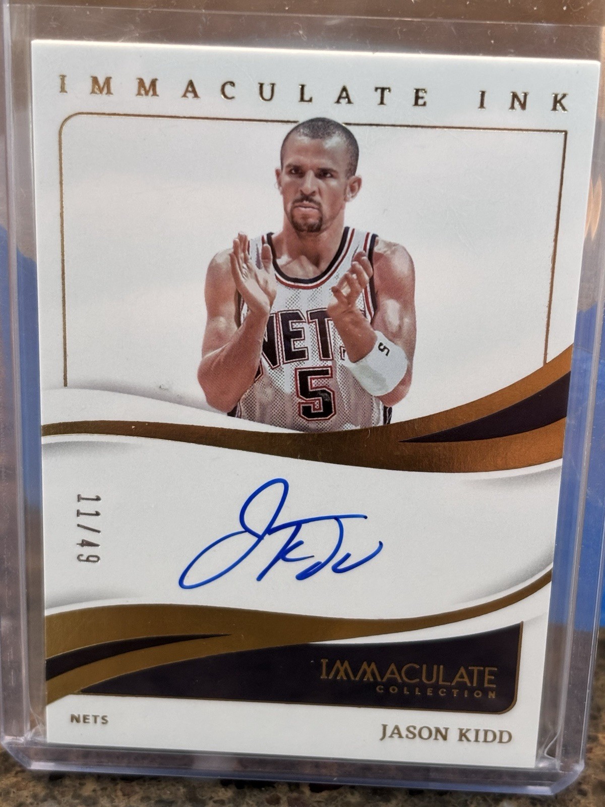 Immaculate Jason Kidd Auto Numbered 11/49!