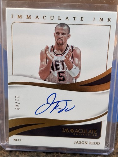 Immaculate Jason Kidd Auto Numbered 11/49!