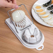 Multifunctional 2-in-1 Egg Cutter Stainless Steel Wire Slicer with PP Base | Kit