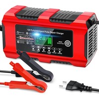 Autobatterie LadegeräT 10A 12V Smart Vollautomatische Kfz BatterieladegeräT Mit