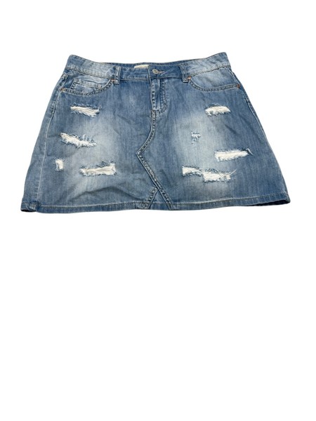Just Jeans Womens Size 12 Blue Denim Jean Skirt Good Condition