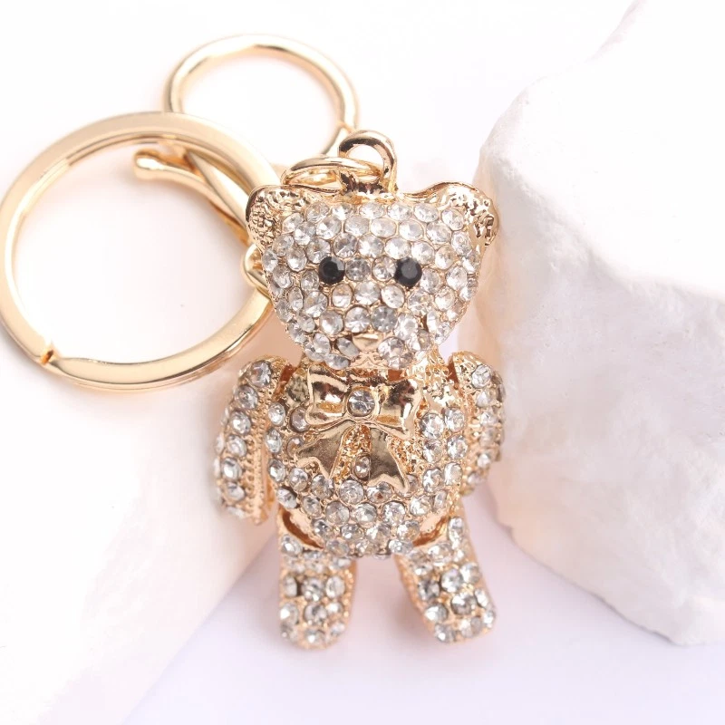 Teddy Bear-themed Keychain: Chic & Sweet Present for Toy Lovers - Image 3 of 4
