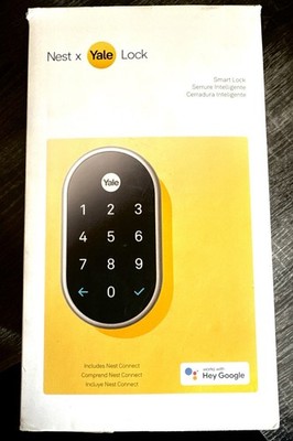 Nest X Yale Lock (satin Nickel) With Nest Connect Factory X1