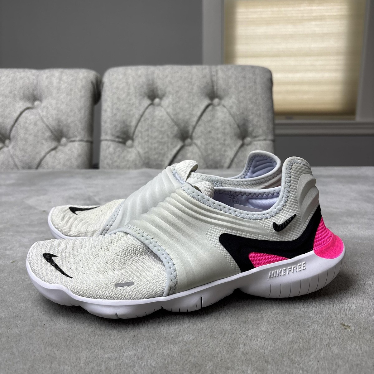 Nike Free RN Flyknit Shoes Womens Size Slip On Running AQ5708-401