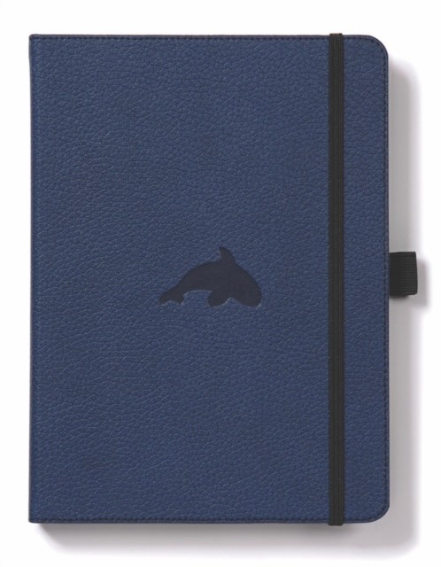 Dingbats A5+ Wildlife Blue Whale Notebook - Graph (Paperback Book)