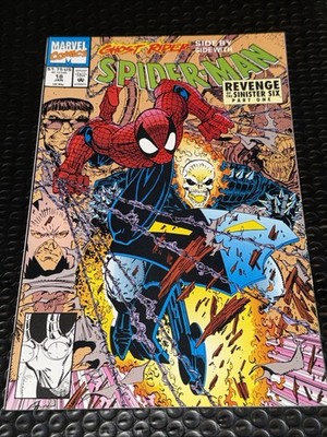 Spider-Man #18 (Marvel Comics January 1992) feat. Ghost Rider