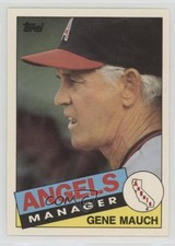 1985 Topps Traded Gene Mauch #81T 1g9