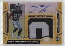 2023 Certified Freshman Fabric Signatures Mirror Gold 3/25 Tre Tucker Auto 3hd