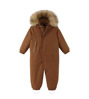 Reima Gotland Reimatec Waterproof Hooded Winter Overall Snowsuit Brown