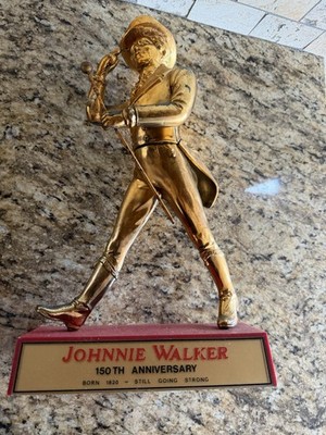 Vintage Johnnie Walker Whisky Waking Man 150 Anniversary VTG Rare