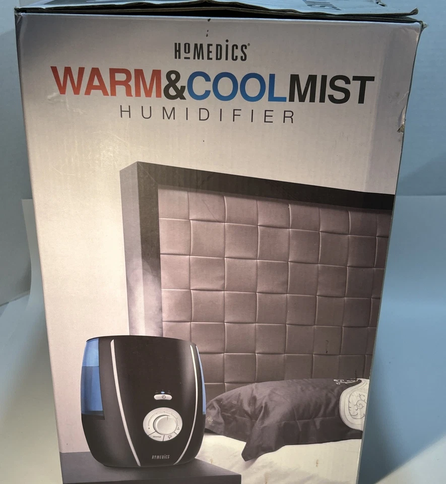 Homedics Warm & Cold Mist Humidifier, UHE-WM80 1.4 Gallon, Black - Image 4 of 4