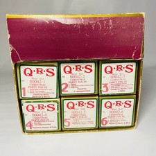 QRS CHRISTMAS PARTY PAK III set of 6 Player Piano Rolls with 6 Song Books
