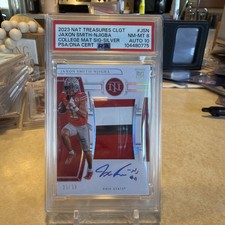 2023 Nat Treasures Jaxon Smith Njigba RPA /39!🔥 PSA 8