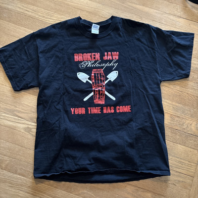RARE Y2K Broken Jaw Philosophy Band Concert T-Shirt Punk Heavy Hardcore Metal XL
