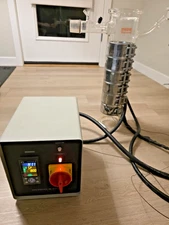 Pope Scientific Glass Still Body for 4" Wiped Film Evaporator + Heat Controller