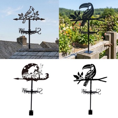 Wetterfahne aus Metall, dekoratives Geschenk für Garten, Hof und Terrasse
