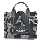 Auth MARC JACOBS Handbag Shoulder Bag black polyester/leather h32362k