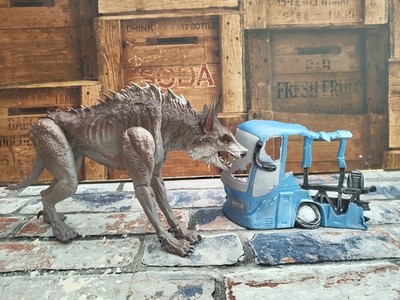 Rampage The Movie Big City Brawl Ralph Wolf Actionfigur mit Bus