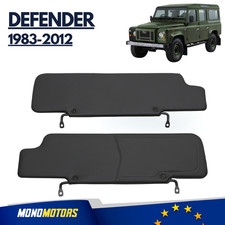 SUN VISOR SET BLACK LEFT RIGHT FOR LAND ROVER DEFENDER 1983-2012