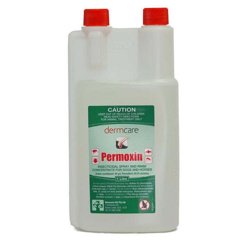 Permoxin Concentrate Tick Flea Insecticidal Rinse Dogs and Horses 250ml /1 Litre - Picture 5 of 5