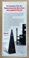 1986 Magnat Magnasphere Speakers vintage print Ad