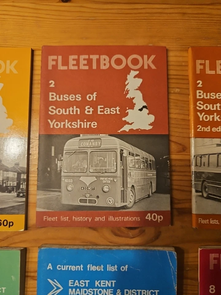 Vintage Job Lot 9 1970's Fleetbooks Buses - Image 4 of 4