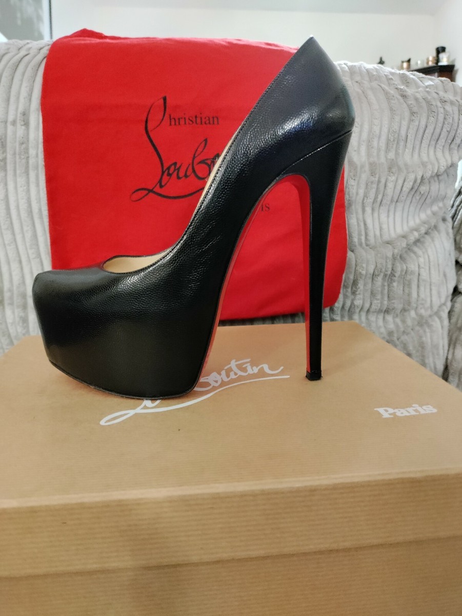 Christian Louboutin Daffodile 160 Calf Graine Black | eBay UK