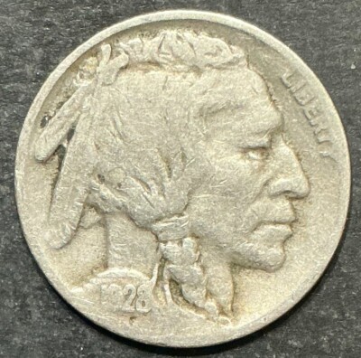 1928-S Buffalo Nickel Full Date Nice Coin Better Semi Key Early Date la86