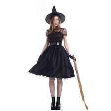 Adulte dames Spooky Sorcière Halloween Déguisement Costume