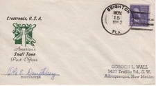 D.P.O CROSSROADS USA, BRIGHTON, FL 1953    FDC11835